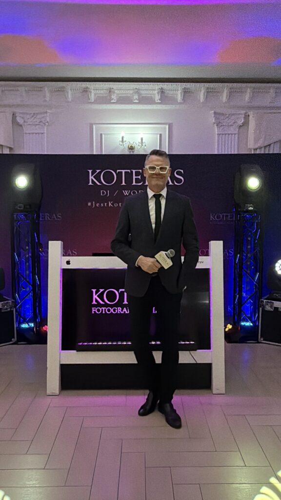 Marek Koteras — autor NiceWedding.pl, DJ i prowadzący wesela