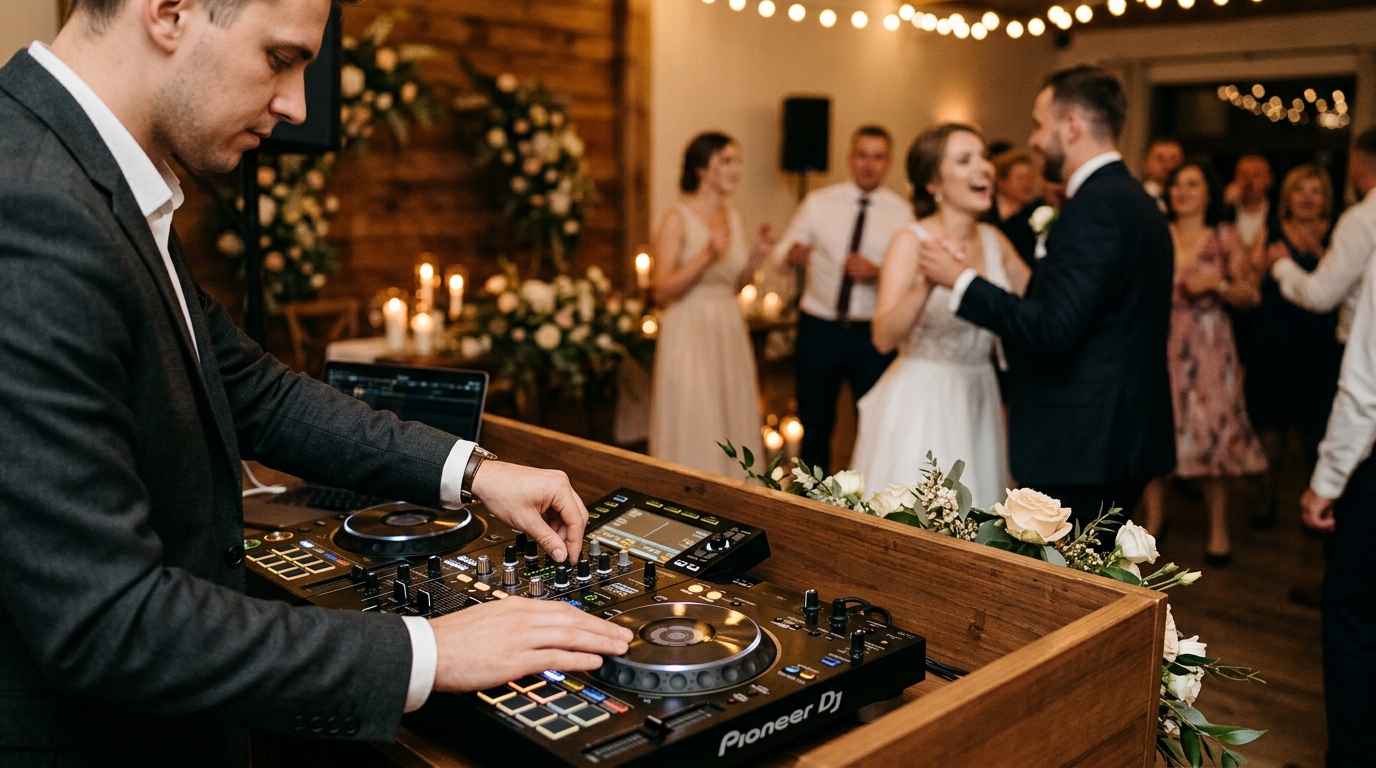 Playlista weselna dla DJ-a — jak ją przygotować i stworzyć listę „nie gramy”?